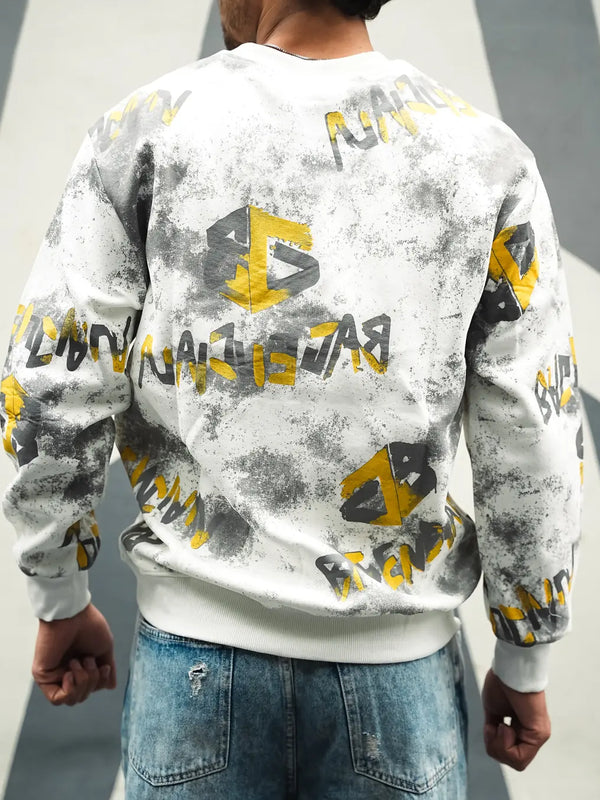 Funky Print Sweatshirt - Unseen Fit