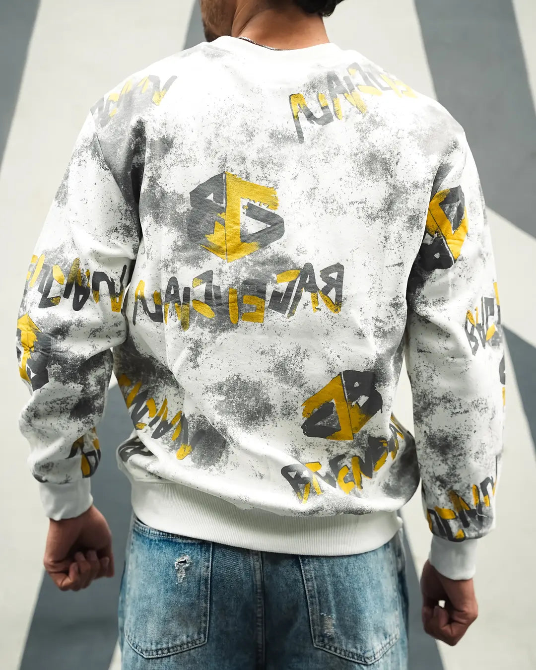 Funky Print Sweatshirt - Unseen Fit