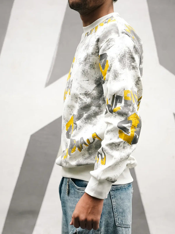 Funky Print Sweatshirt - Unseen Fit