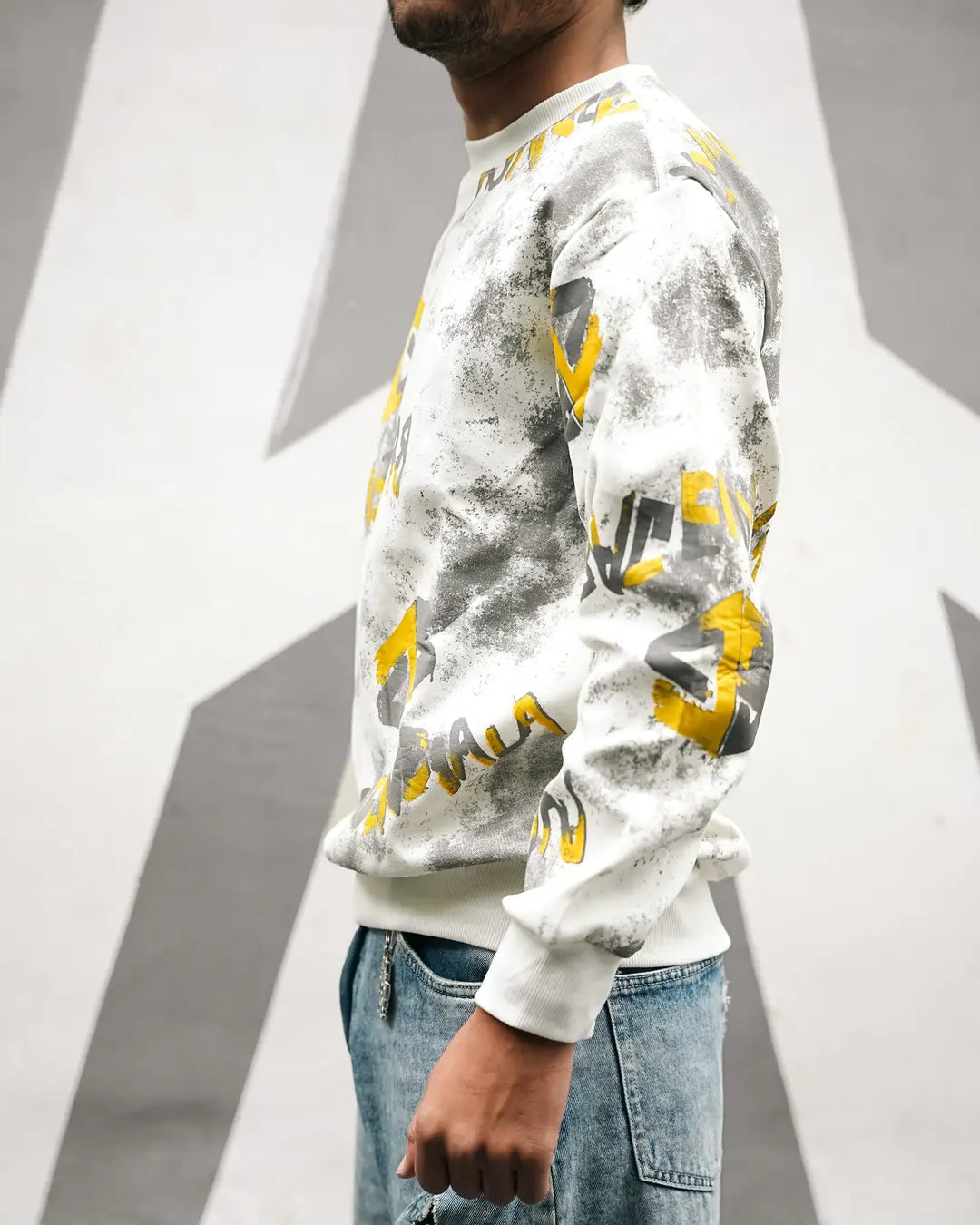 Funky Print Sweatshirt - Unseen Fit