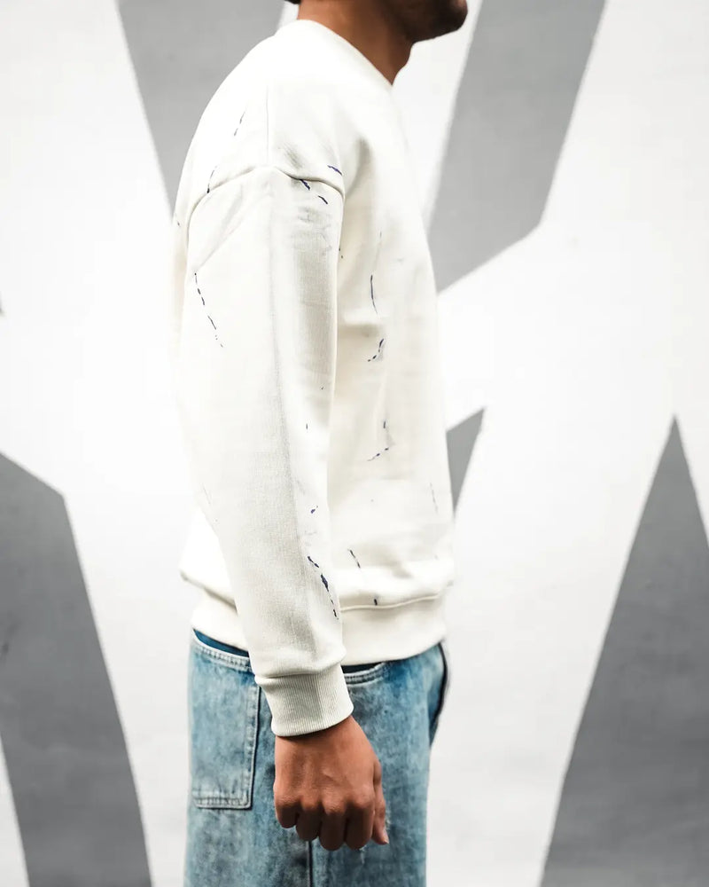 Creamyse Off White Sweatshirt - Unseen Fit