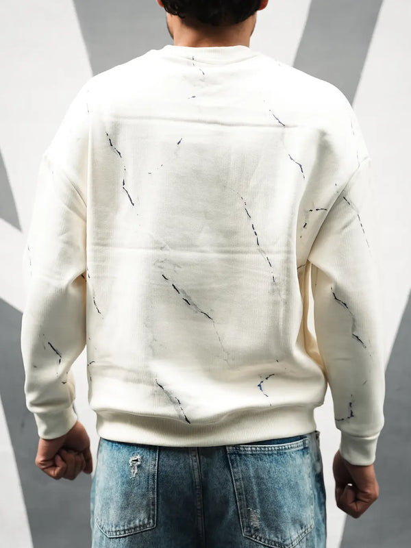 Creamyse Off White Sweatshirt - Unseen Fit