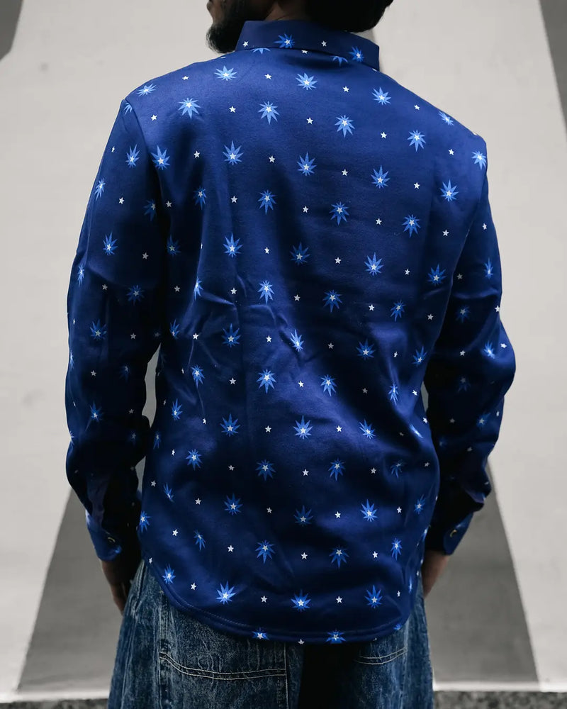 Woolen Blue Shirt - Unseen Fit