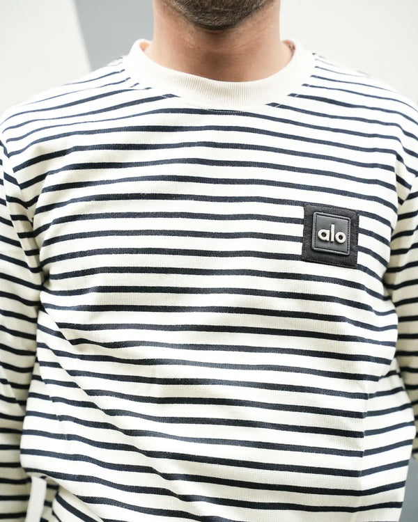 Stripped Alo Upper Sweatshirt - Unseen Fit