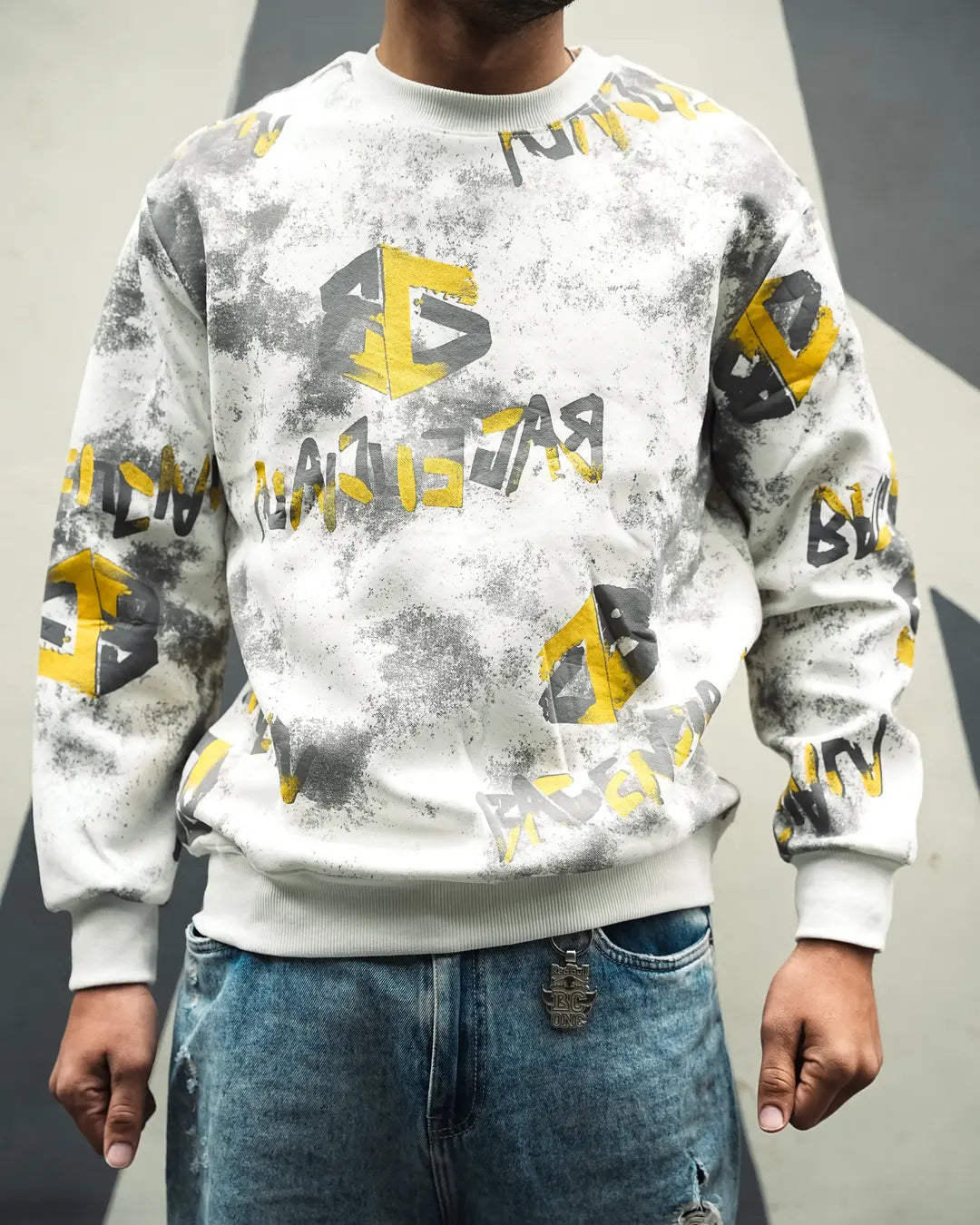 Funky Print Sweatshirt - Unseen Fit